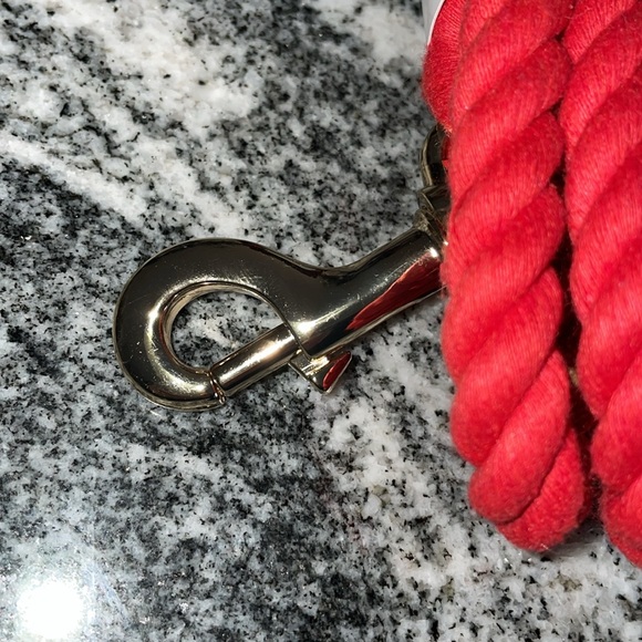 Old Navy Red 5 foot long braided dog leash NWT - Picture 4 of 4